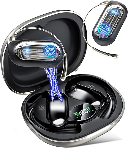 Miniatura 9 de Auriculares de traducción en vivo con IA en 168 idiomas, modo inteligente 4 en 1, Bluetooth 5.4, pantalla táctil, traductor de auriculares en tiempo