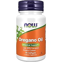 NOW Foods Supplements, Oregano Oil with Ginger and Fennel Oil, Enteric Coated, 90 Softgels