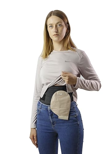 Miniatura 9 de Movibrace Cinturón de ostomía abdominal para cuidados postoperatorios después de una colostomía o cirugía de ileostomía (mediano)