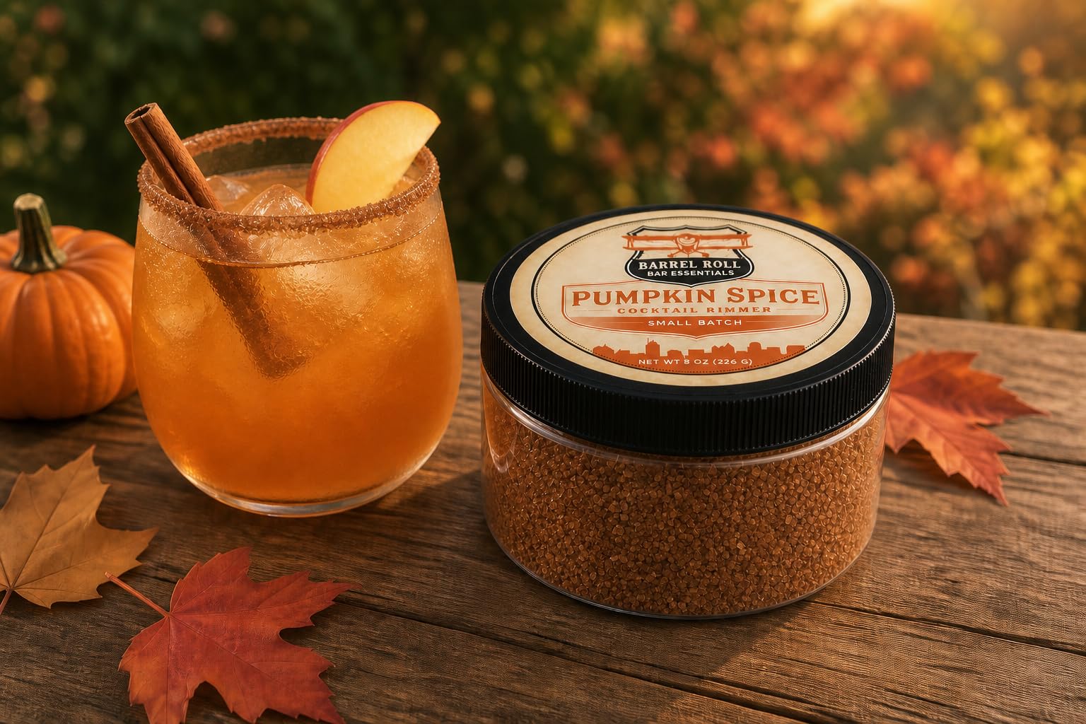Pumpkin Spice Cocktail Rimmers - Fall Drink Garnishes -4