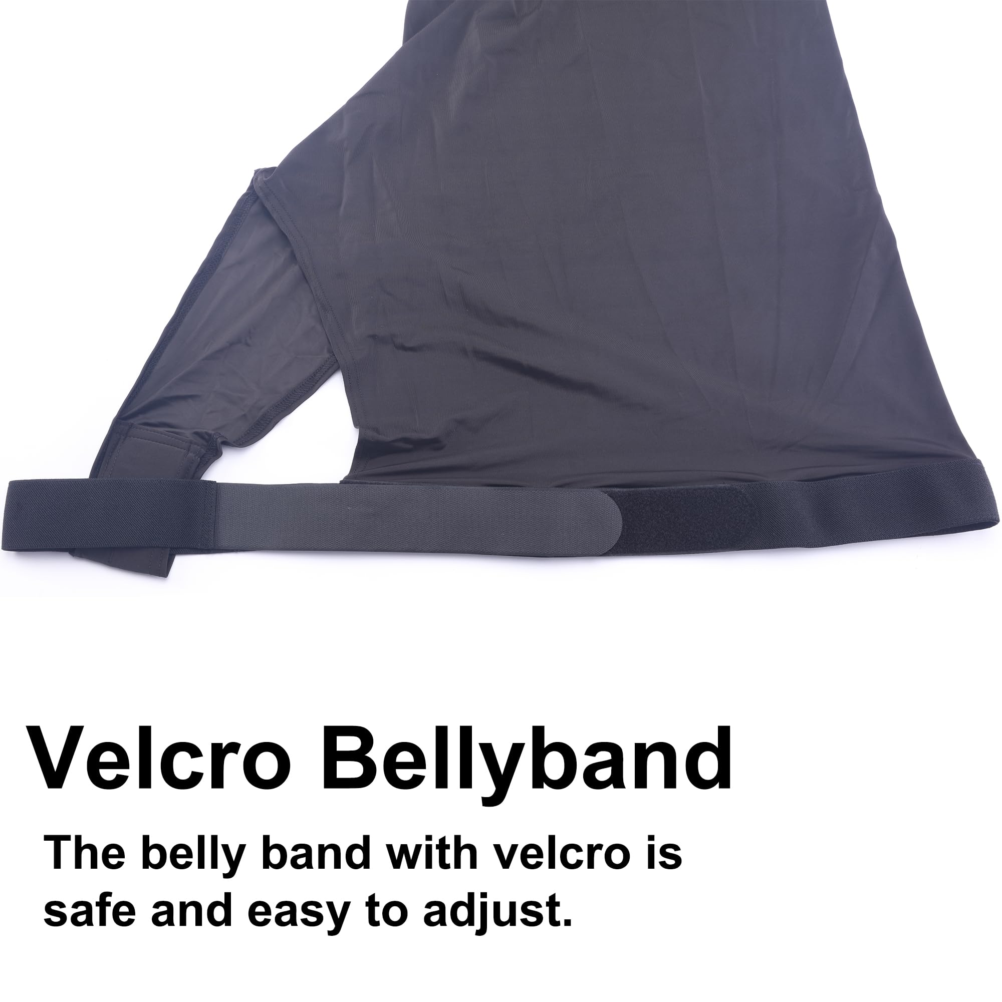 Leberna Capucha Lycra con Cremallera para Caballo XL Negro