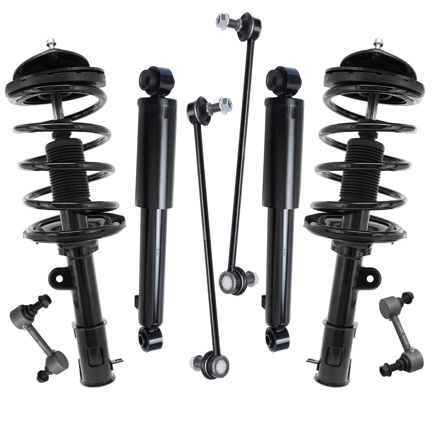 Detroit Axle - 2.7L 8pc Suspension Kit for 2007-2009 Hyundai Santa Fe[GLS]