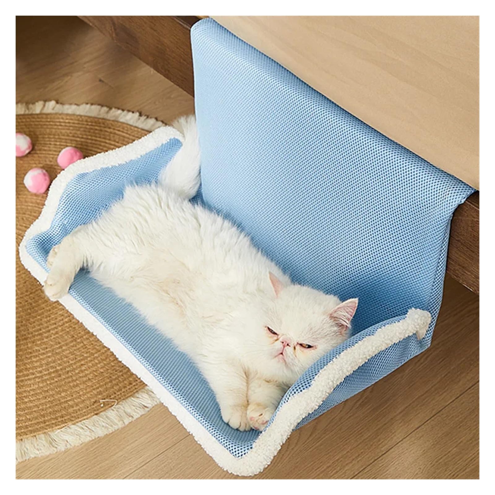 Letto For Gatti Sospeso Amaca For Rimovibile Nido For Gattini Finestra Invernale Letti For Animali Durevoli Accessori For Amaca Per Gatti(Gray-m)