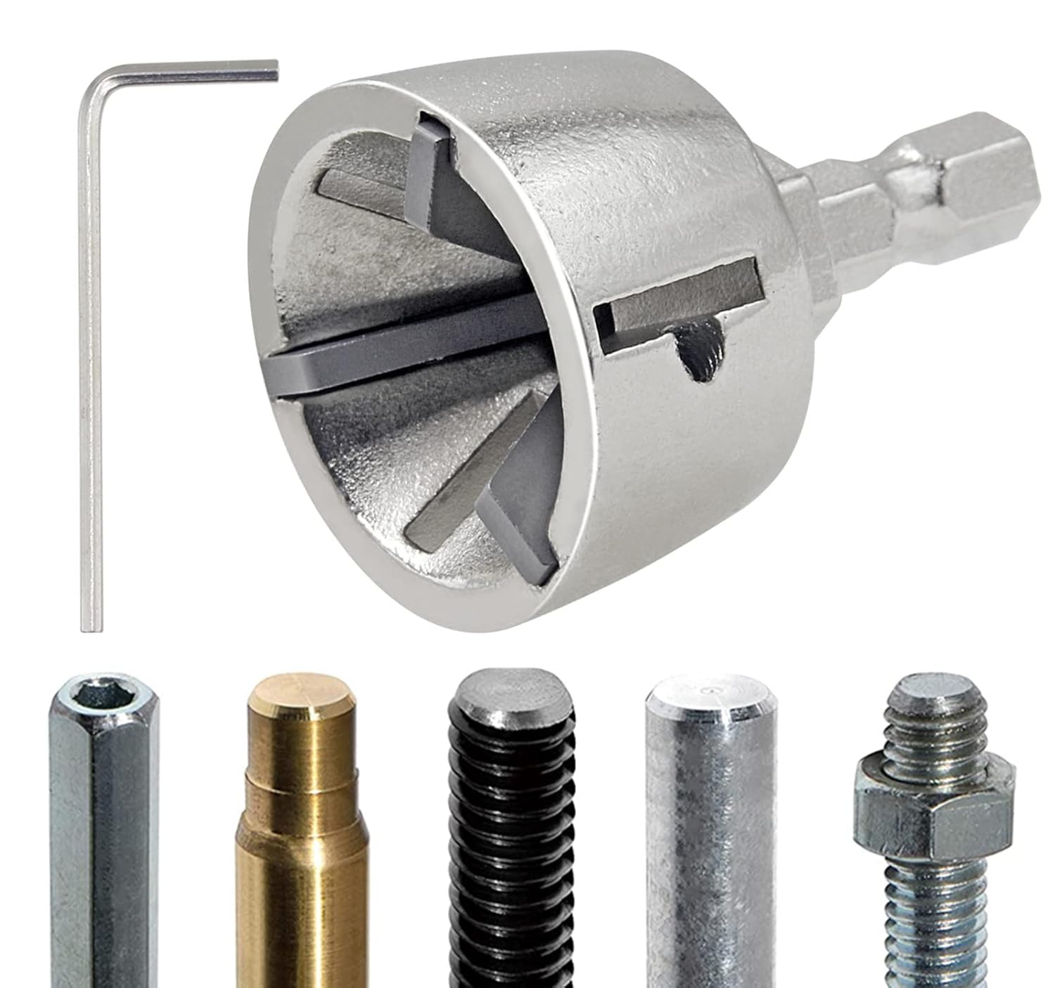 Deburring External Chamfer Tool Can Replace Tungsten Blade,Deburring Drill Bit, Remove Burr