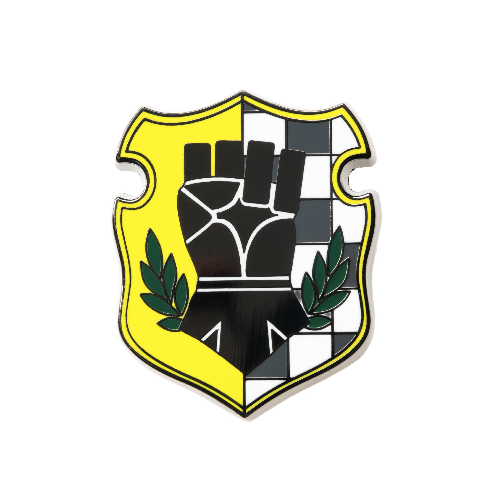 Starforged Compatible with Warhammer 40k Heraldries of the Chapters theme colored shield Pin1 PC (Imperial Fist)