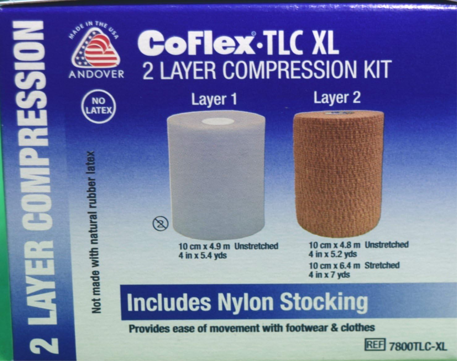 Wound Compression System Bandages (DRESSING, COMPRESSION SYS, COFLEX, 2 LAYER) 1