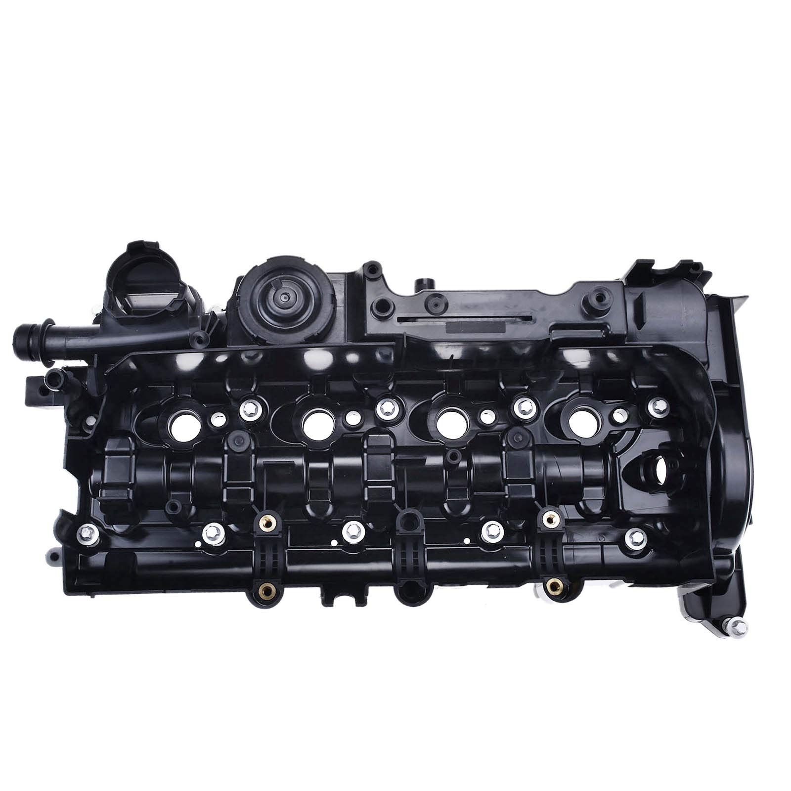 Frankberg Tapa de válvulas con tornillos 11127810584 | Compatible con: Serie 5 F10, Serie 3 Touring E91, X1 E84, 4 Cabriolet F33 F83, 2 Coupé F22, Serie 3 F30 F35 F80