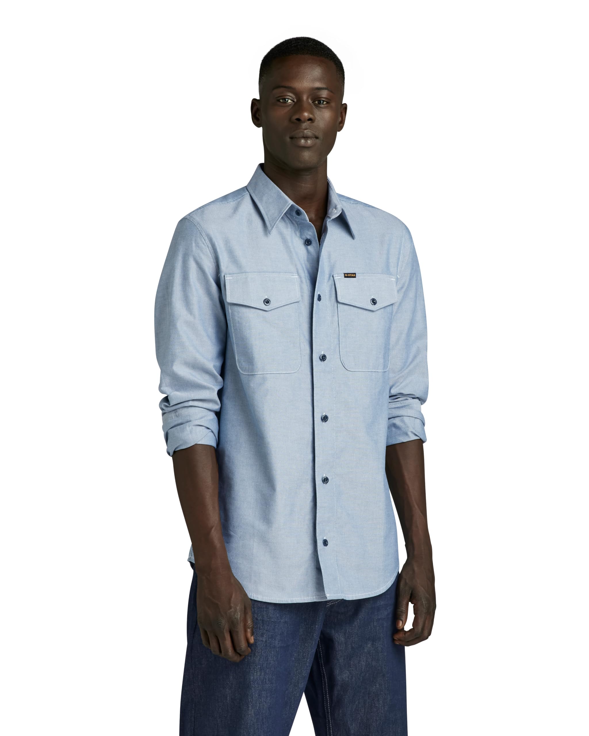 G-Star Raw Men's Marine Service Short Sleeve Slim Shirt