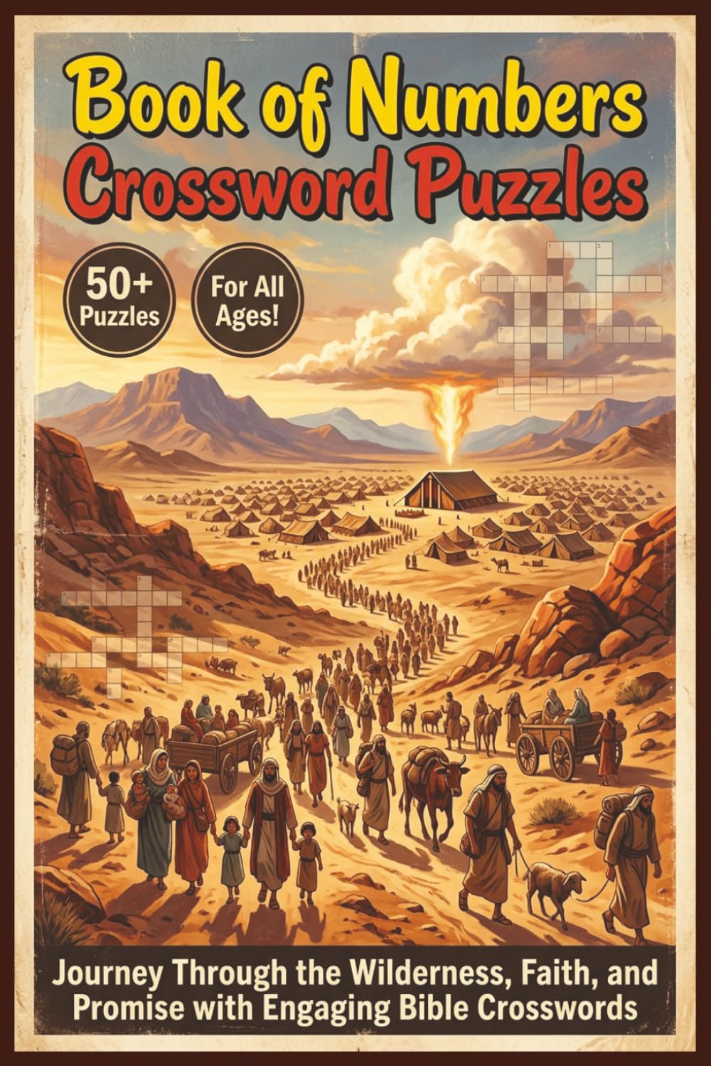 Book of Numbers Crossword Puzzles | 50+ Puzzles | Fun for All Ages!