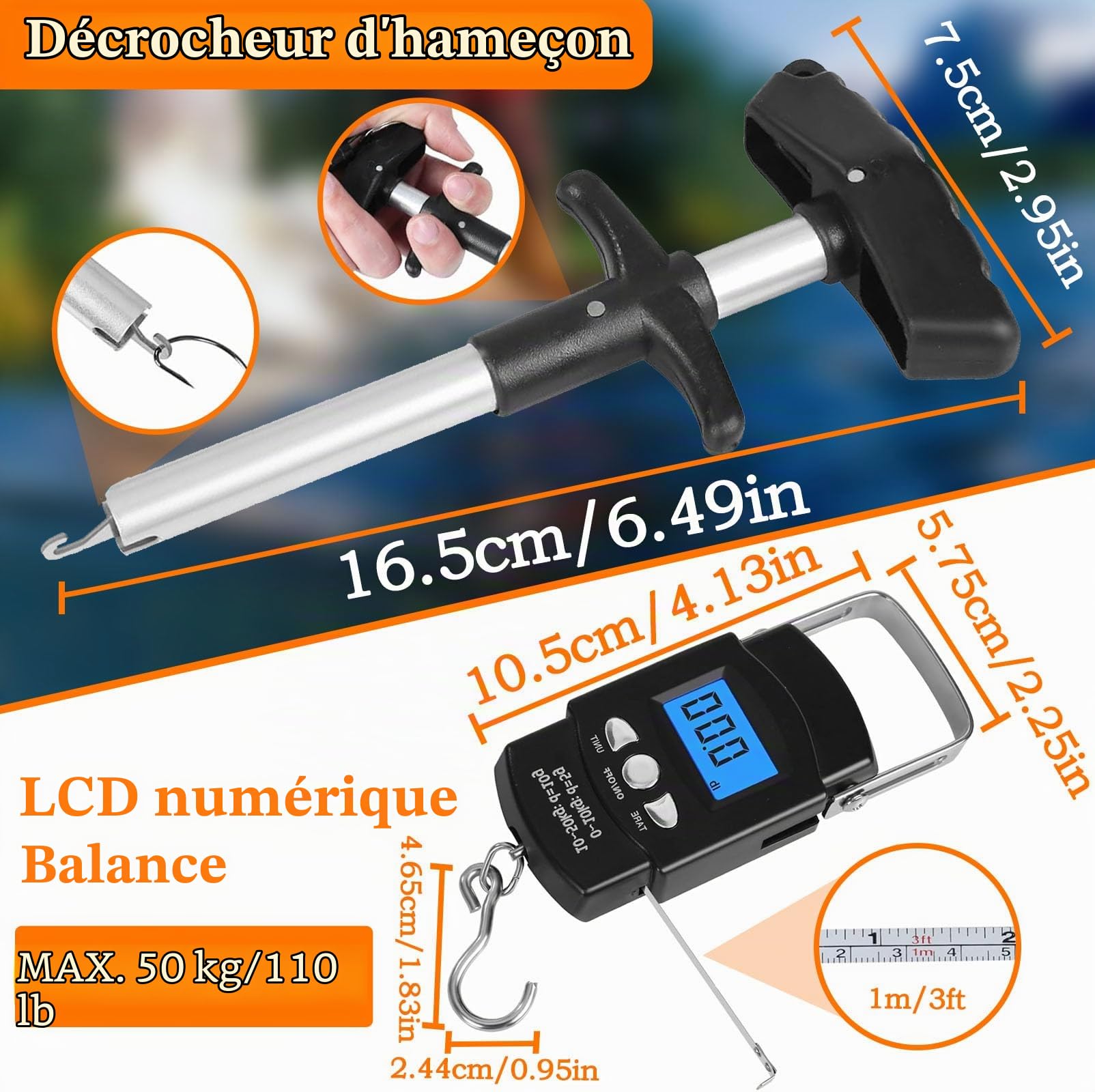 213 Pièces Kit Materiel de Peche avec Mallette Pêche, Clips Lèvres, Extracteur Hameçon, Leurre Souple, Accessoire Peche, Article Peche Mer Convient Eau Douce et Eau Salée Tous Les Poissons