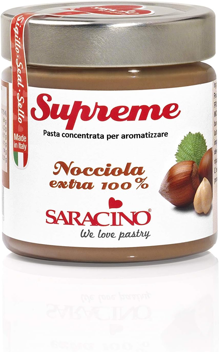Saracino Natural Concentrated Multipurpose Food Flavouring Jelly Paste Flavour 200g HAZELNUT