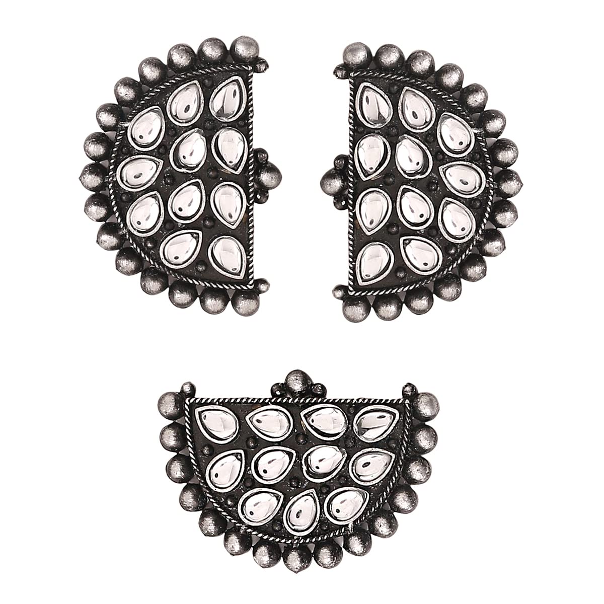 See full amazon price history chart for Yellow Chimes Earrings for Women and Girls Traditional White Stone Studded Silver Oxidised Studs|German Silver|Birthday Gift For girls and women Anniversary Gift for Wife Yellow Chimes Earrings for Women and Girls Traditional White Stone Studded Silver Oxidised Studs|German Silver|Birthday Gift For girls and women Anniversary Gift for Wife (B0BDVK55L7) Amazon Price History, Amazon Price Tracker