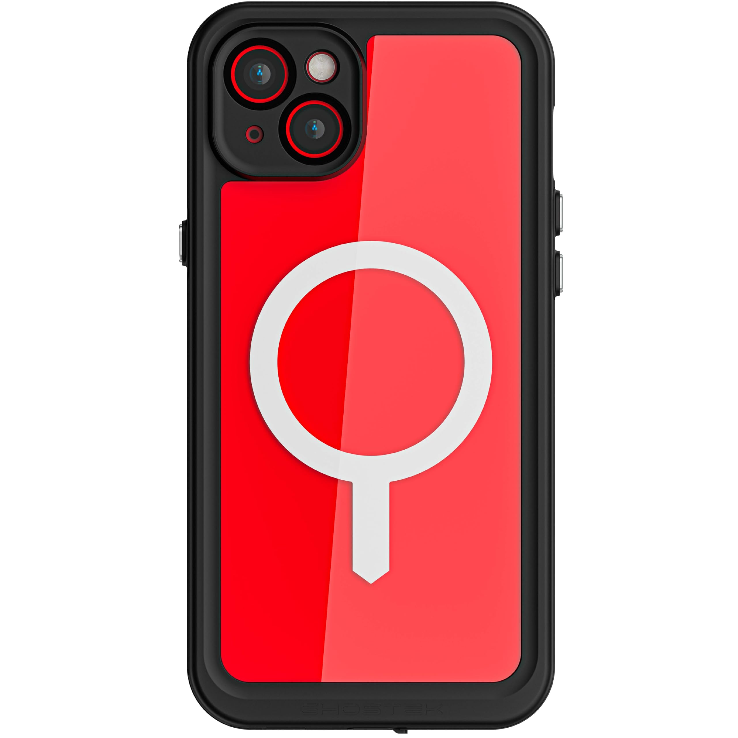 Ghostek Nautical Slim Waterproof Case for Apple iPhone 15 Plus - Built-in Screen & Camera Lens Protector, Compatible with MagSafe (6.7 Inch, Clear)