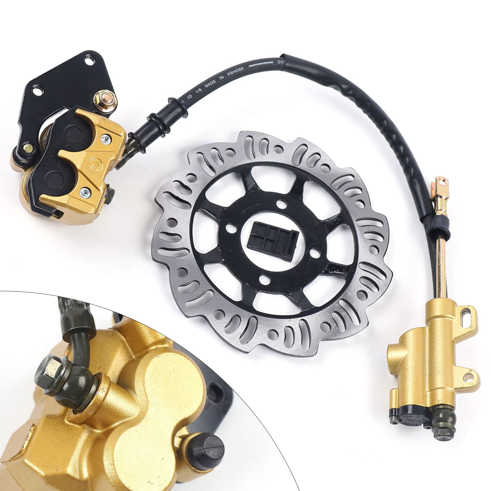 Kit de freins hydrauliques arrière pour MotoCross Dirt Bike Pitbike 49-125cc 4 temps + disque