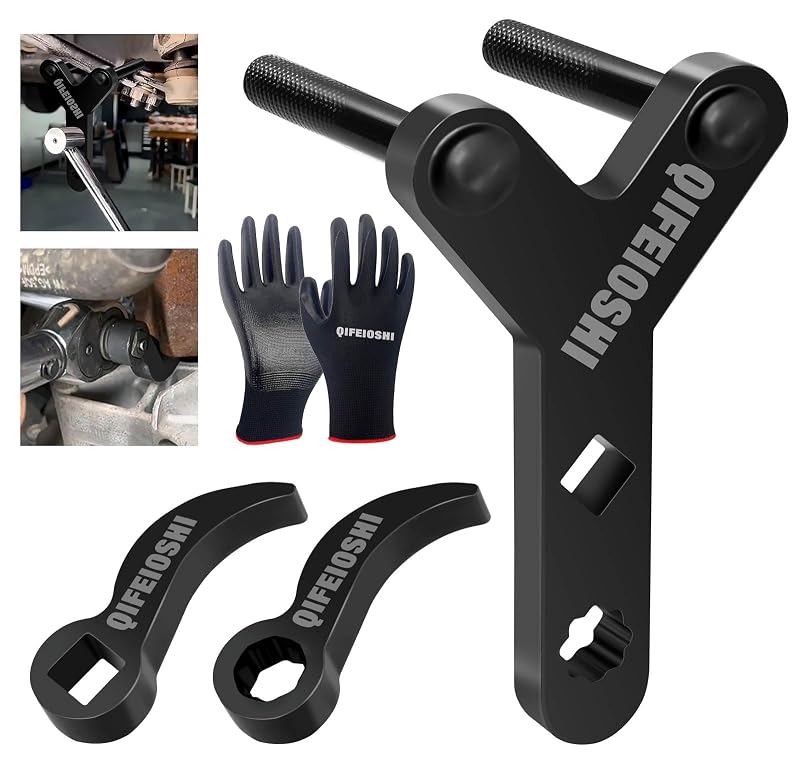 Kit de ferramenta para braço de controle inferior e remoção de buchas QIFEIOSHI com adaptador para barra de força de 12,7 mm (1/2 pol.) – Disassembly tools-A