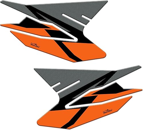 Miniatura 2 de Motorcycle 3D Stickers Compatible with KTM 890 Adventure-R 2021. Side Motorcycle Protections from Impact and Scratches. Pair of Resin Stickers -