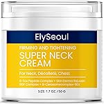 ElySeoul Korean Neck Cream for Firming & Tightening: Neck & Chest Anti-Aging Treatment for Crepey Sagging Skin & Wrinkles