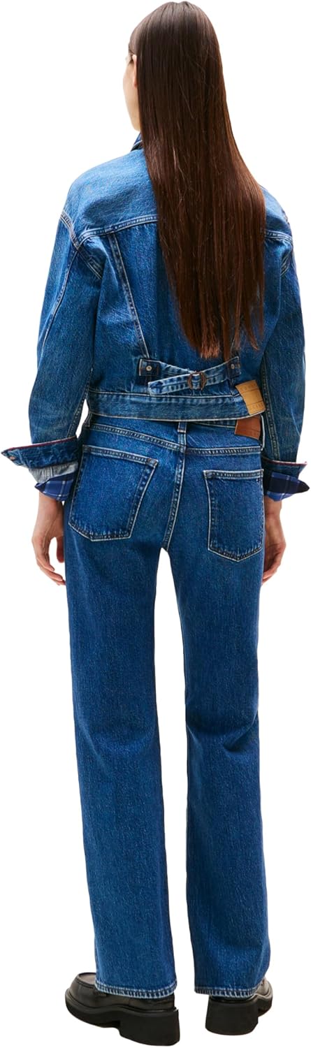 Tommy Jeans Womens Cleo Mid Rise Bootcut Jeans - Image 4