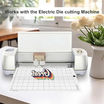 Cutting Mat, 4 Pack Silhouette Portrait & Cameo 4, Non-Slip PVC, 33.5 x 22.5 cm, Transparent