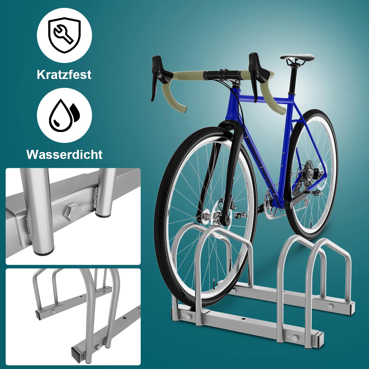 Parking Para Bicicletas En Suelo Soporte Para Bicicletas En