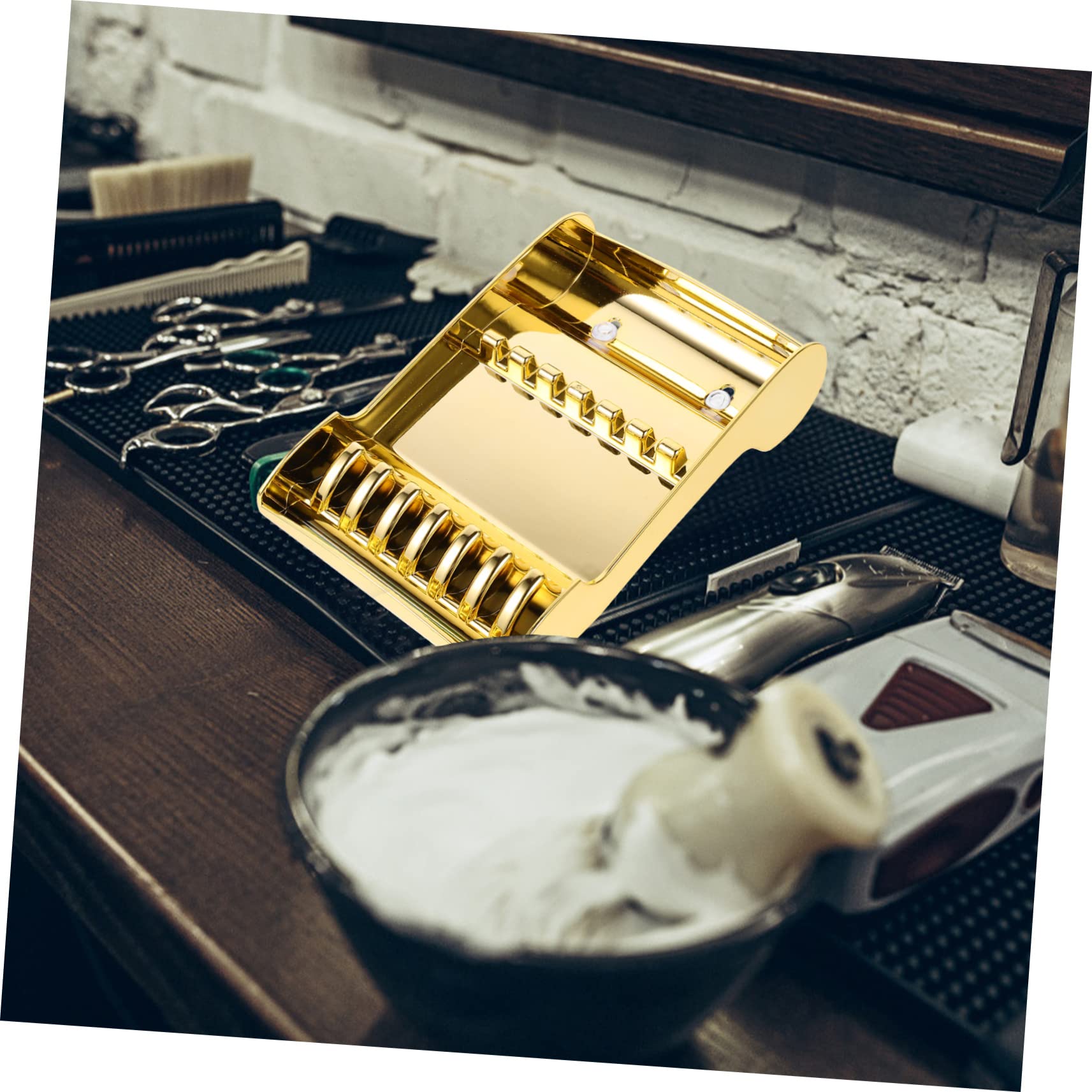 2 Pezzi Organizer per Parrucchiere con Base Antiscivolo per Conservazione e Esposizione Design e Stabile per Parrucchieri e Domestico