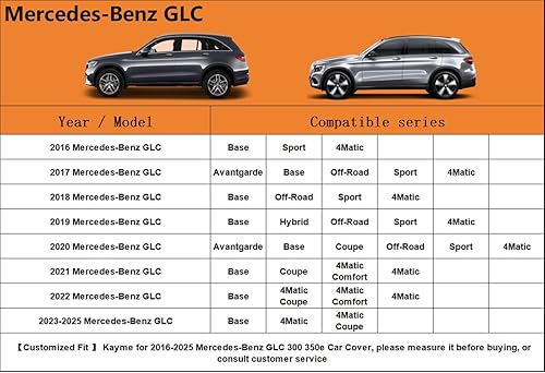 Miniatura 6 de Kayme - Cubierta de 6 capas para vehículo utilitario deportivo, impermeable, apta para todo tipo de clima, protección completa para exteriores
