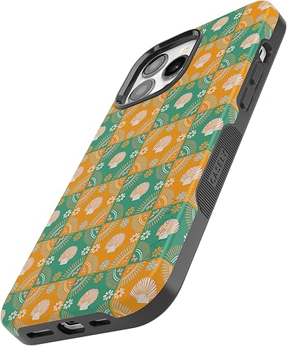 Miniatura 606 de Casely Funda para iPhone 13 Pro Max Jardín dorado Floral de girasol amarillo Compatible con MagSafe Diseño protector audaz Jardín Dorado