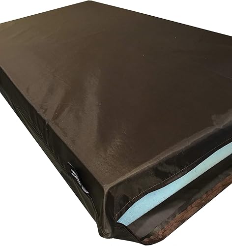 Miniatura 9 de Almohadilla Platforn de espuma viscoelástica con forro impermeable para cojín, cama de mascotas, muebles, etc. (24 x 22 x 4 pulgadas)