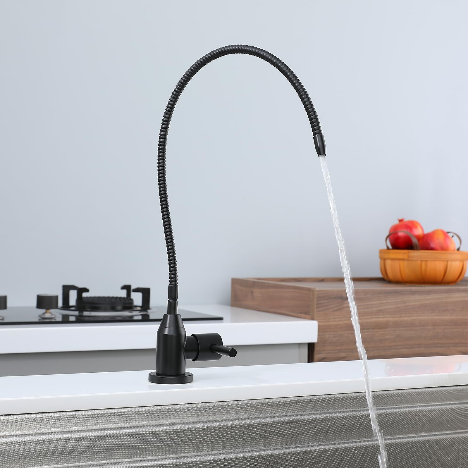 Robinet Osmoseur Eau Froide Uniquement Robinet d'eau Osmoseur 1 Voie Noir