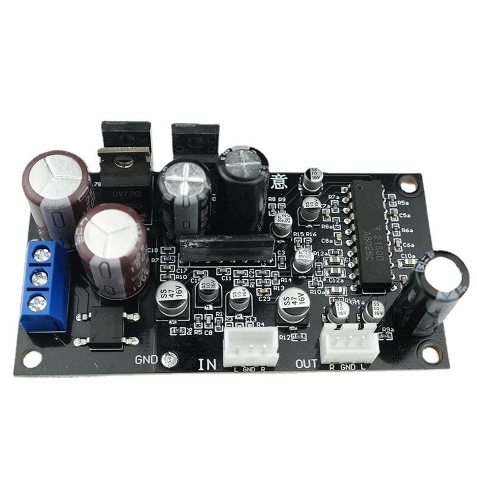Vinyl Phono Amplifier Preamplifier Board for JRC2150BBE Turntable MM MC Phonograph Singing Treble Bass(Vinyl Record Player)
