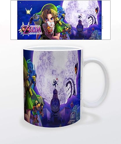 Miniatura 7 de Pyramid America - Zelda - Taza Majora's Mask Moon - Taza de cerámica única de 11 oz para bebedores de café, cacao y té - Resistente a las virutas e