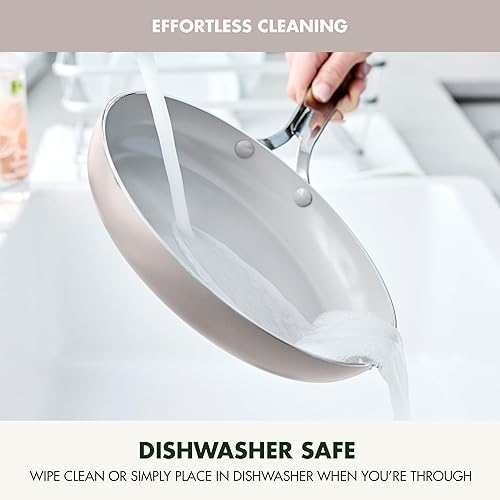 Miniatura 10 de GreenPan Nova - Juego de ollas, sartenes y tapas de 10 piezas, antiadherente, de cerámica, sin PFAS, apto para inducción, lavavajillas y horno,