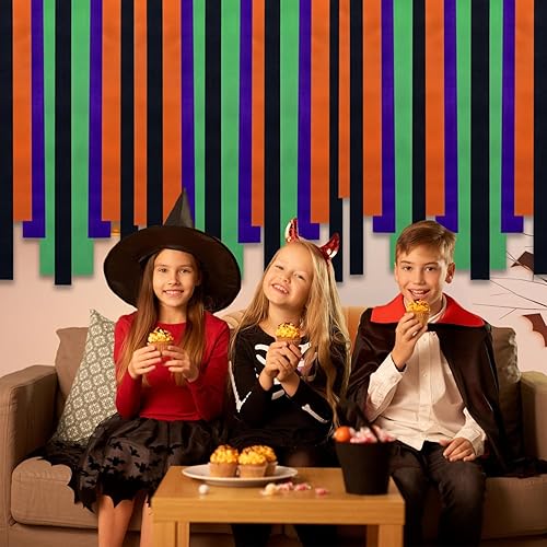 Vista 40 de Serpentinas de papel crepé 8 rollos de 656 pies, paquete de serpentinas de fiesta verdes, rojas, doradas y blancas para decoraciones de Navidad