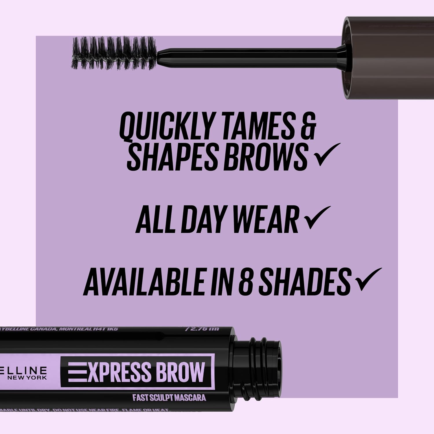 Maybelline Brow Fast Sculpt, Shapes Eyebrows, Eyebrow Mascara Makeup, Medium Brown, 0.09 Fl. Oz. : Beauty & Personal Care