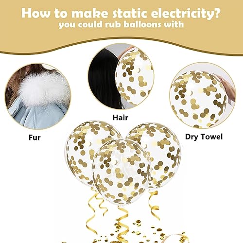 Miniatura 10 de Juego de 60 globos rosados, globos de confeti rosa de 12 pulgadas, globos blancos de látex rosa claro para decoración de bodas, baby shower, fiestas