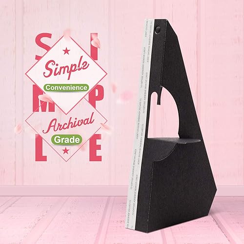 Miniatura 2 de Lineco Caballete autoadhesivo negro de 7 pulgadas, paquete de 25