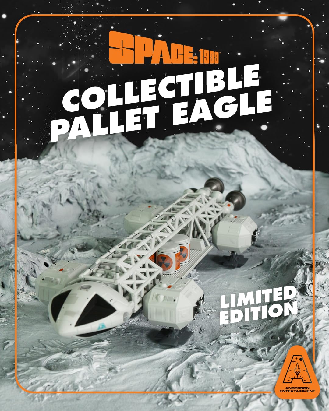 Spazio: 1999 Pallet Eagle Shuttle Model - Nave spaziale da collezione edizione limitata, scatola ufficiale Gerry Anderson Spacecraft e collezionisti