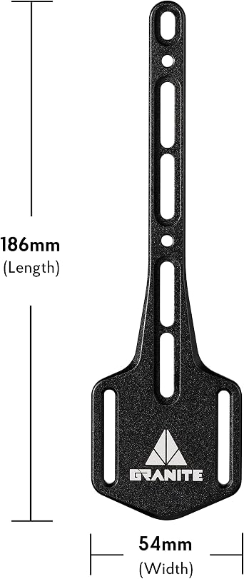 Granite Portaledge XE Bike Bottle Cage Mount Strap for Tools and Inner Tubes (Black)