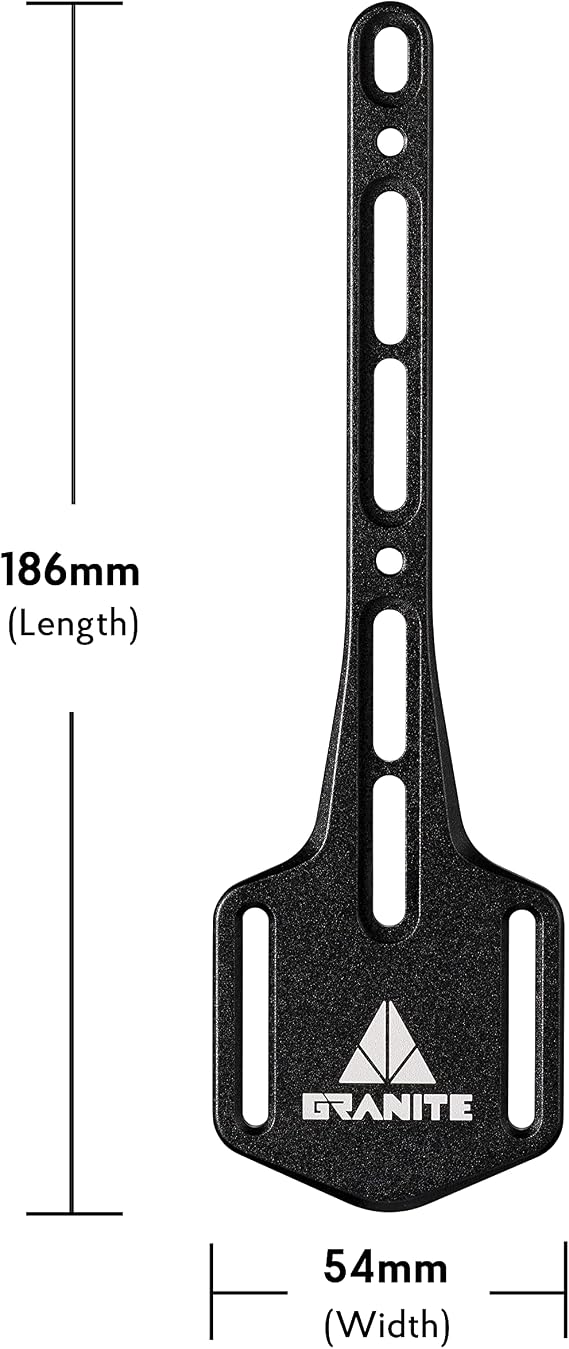 Granite Portaledge XE Bike Bottle Cage Mount Strap for Tools and Inner Tubes (Black)