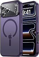 Vista 47 de Funda Magnética para iPhone Air Compatible con MagSafe Resistente a Caídas de 16 Pies Cubierta Trasera con Sensación de Piel Mate a Prueba de Golpes