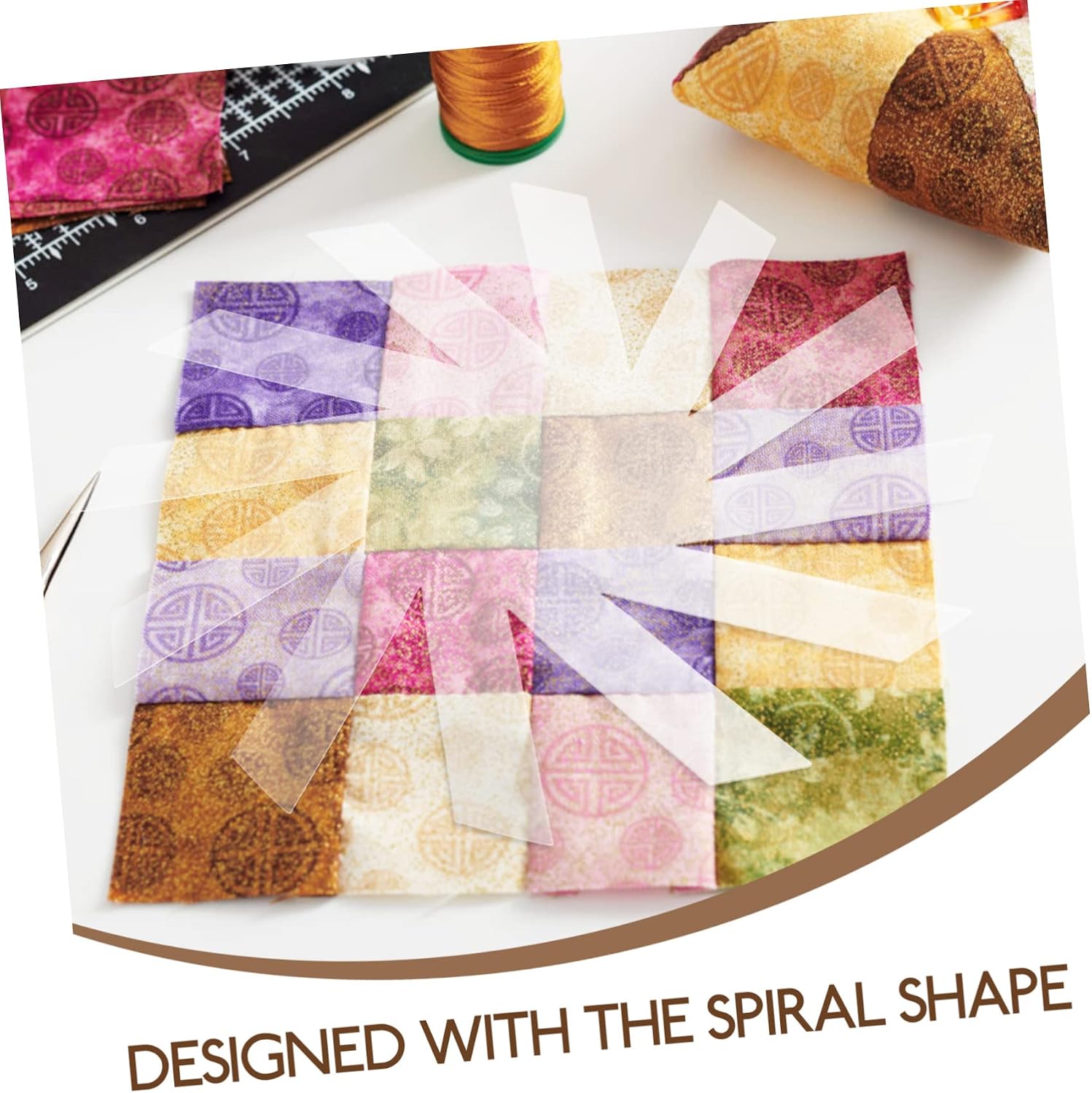 ARTSEWPLY Woven Spiral Basket Template for DIY Crafting Plastic Spiral Mold for Home Decor Quilting and Sewing Projects Versatile Storage Solution for Organizing