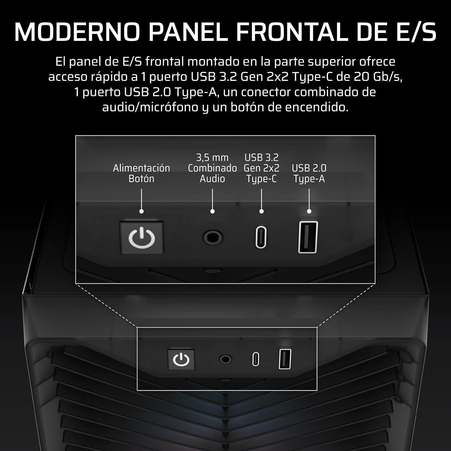 CORSAIR 3200D RS Caja para PC Semitorre ARGB – Humo 9