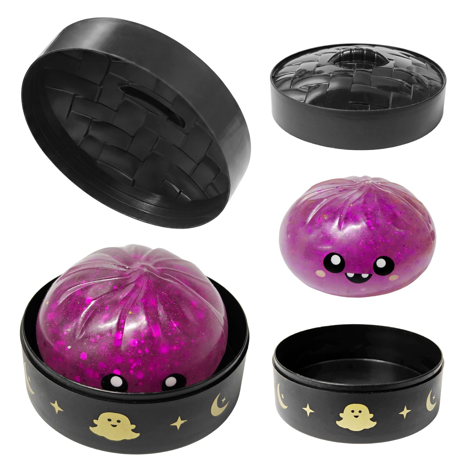 SERTAS Halloween Squishy Soft Dumpling Figurine, Soft Desk Decor