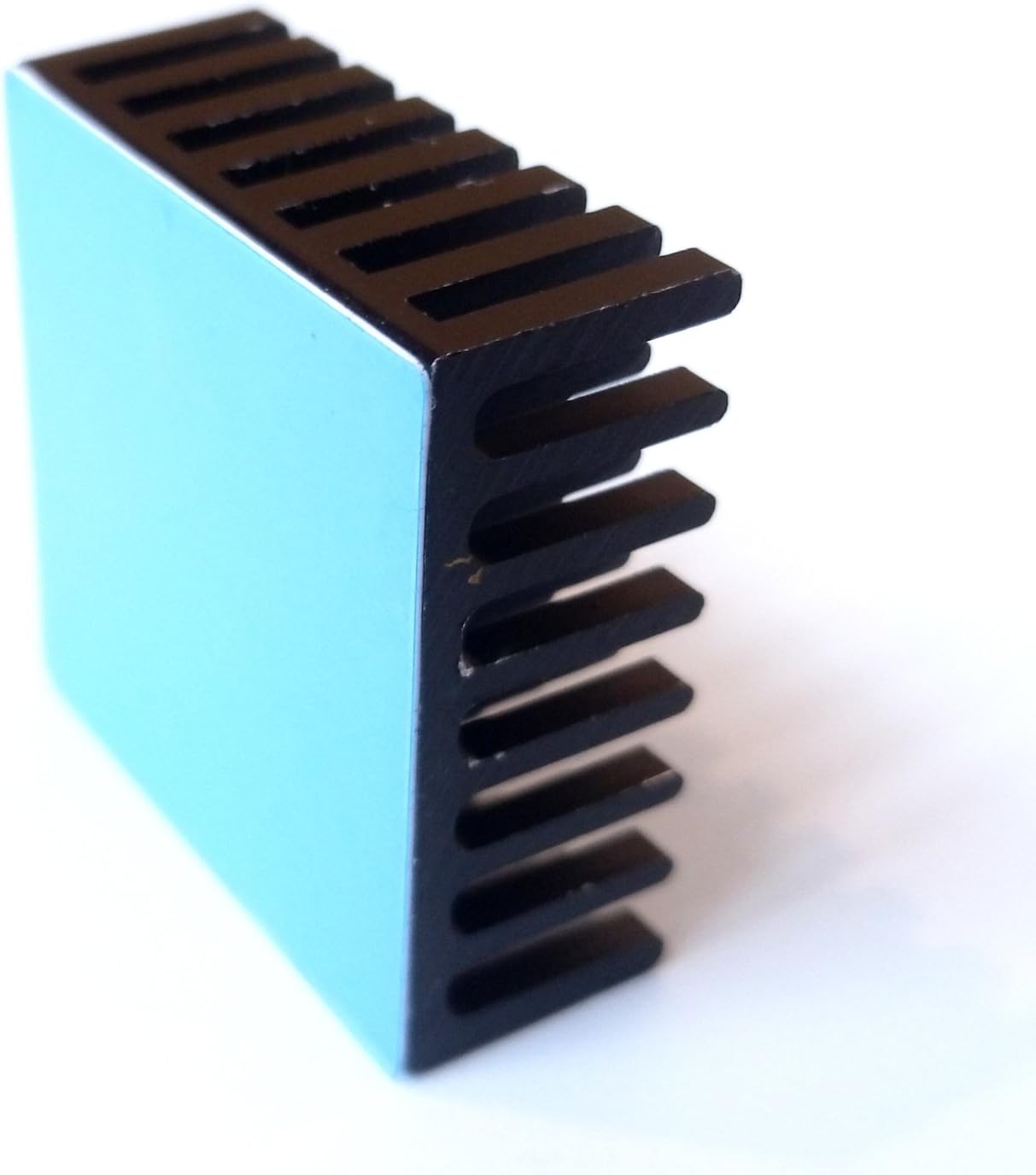 Easycargo 10pcs 25mm Heatsink Kit 25x25x10mm + 3M 8810 Thermal Conductive Adhesive Tape, Cooler Aluminum Heat Sinks for Cooling Raspberry Pi 4 GPU IC Chips LED (25mmx25mmx10mm)