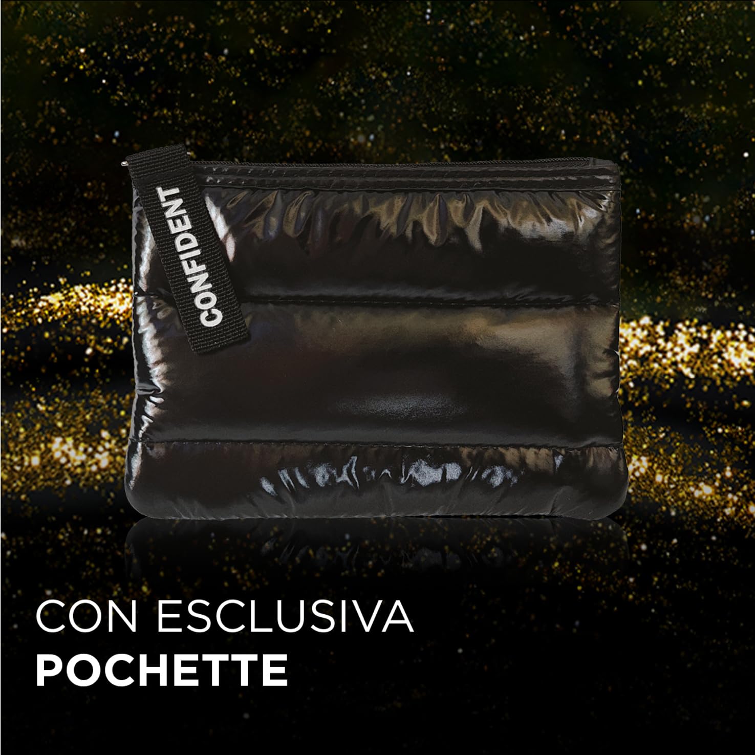 L'Oréal Paris, Pochette Regalo con Mascara Nero Volumizzante e Mini-Matita Occhi, Per uno Sguardo Intenso, Con Esclusivo Beauty Case Piumino