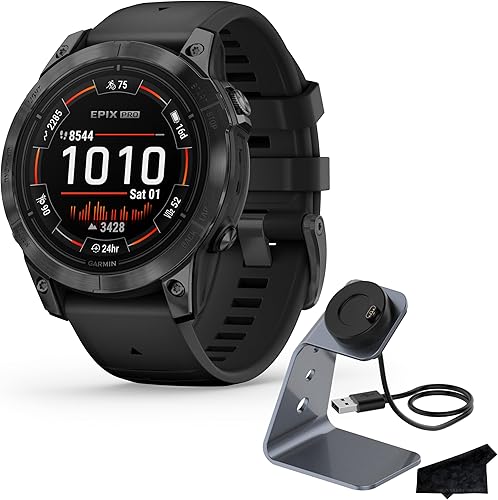 Miniatura 18 de Garmin epix Gen 2 Pro Sapphire Edition, 1.850 in, titanio DLC gris carbón Pantalla AMOLED, reloj inteligente de alto rendimiento, tecnología