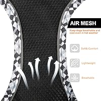 Vista 3 de Arnés para perro para perros pequeños y medianos sin tirones, ajustable para cachorros, arnés de malla transpirable reflectante para mascotas