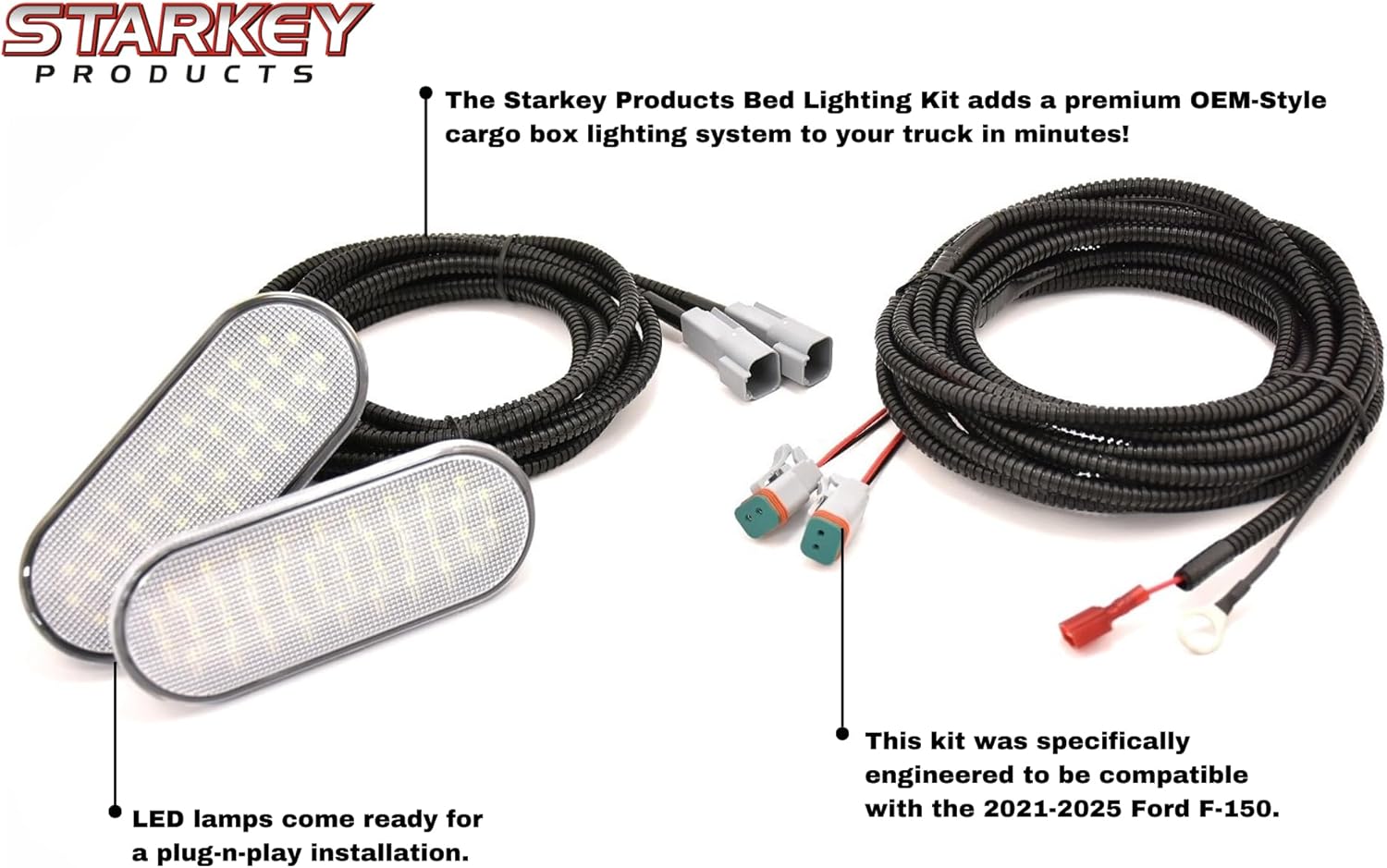 Starkey LED Bed Light Kit - Compatible with Ford F-150 2021–2025 - OEM Style Plug-and-Play