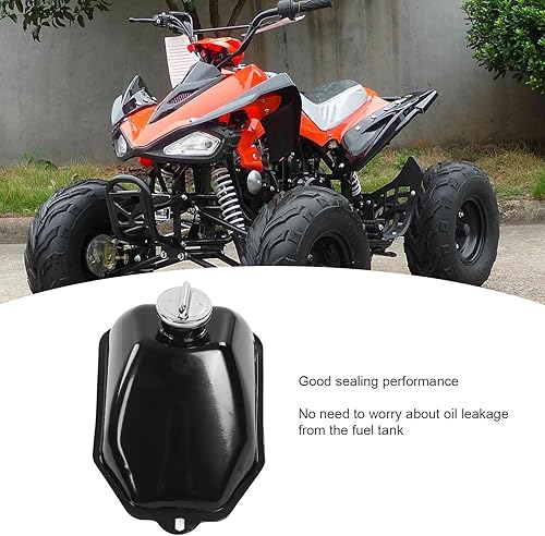Miniatura 2 de Tanque de combustible para cuatrimotos, tanque de gasolina profesional a prueba de fugas impermeable con tapa de metal para 50 cc, 70 cc, 90 cc, 110