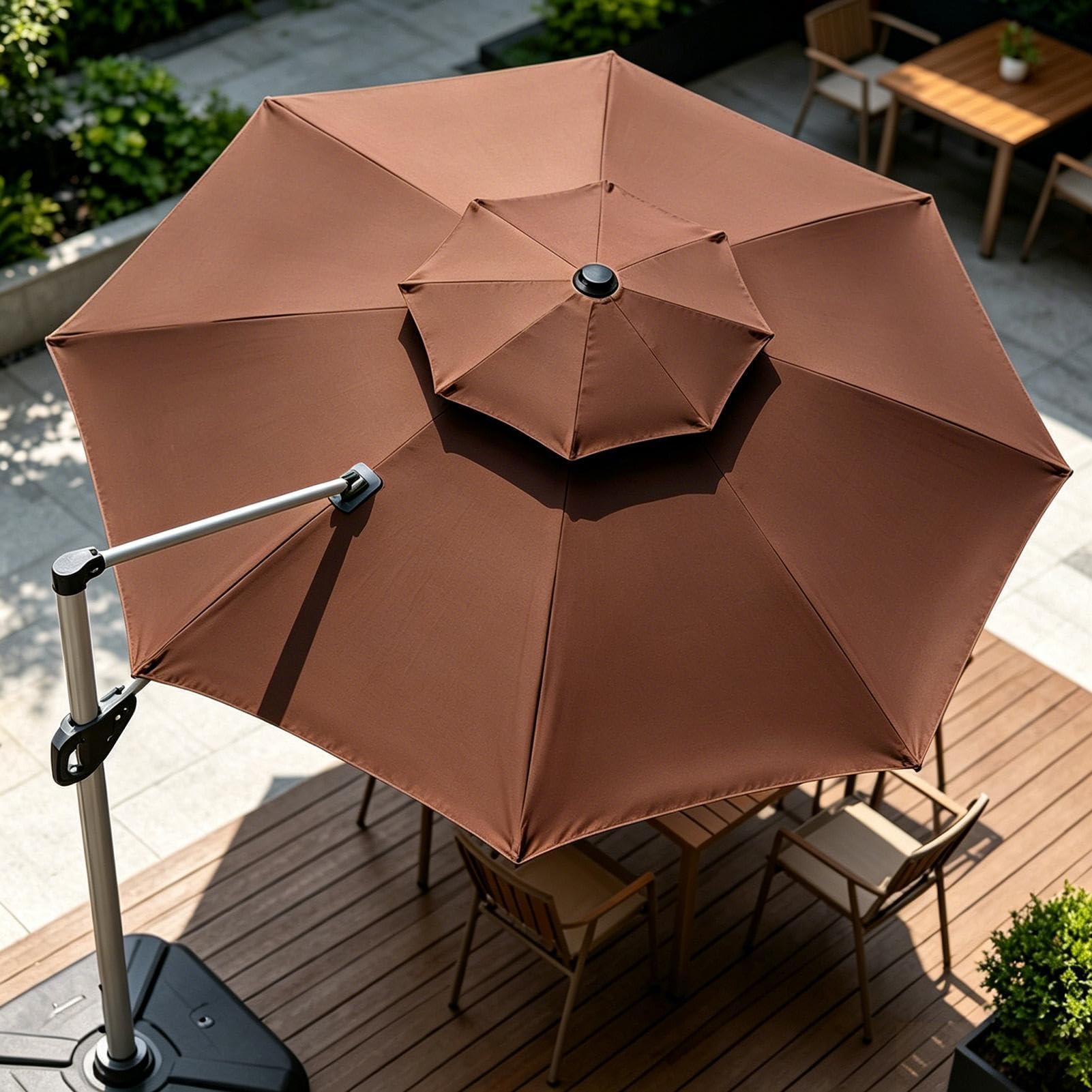 Toile De Remplacement Pour Parasol De Patio Pièces Parasol Extérieur